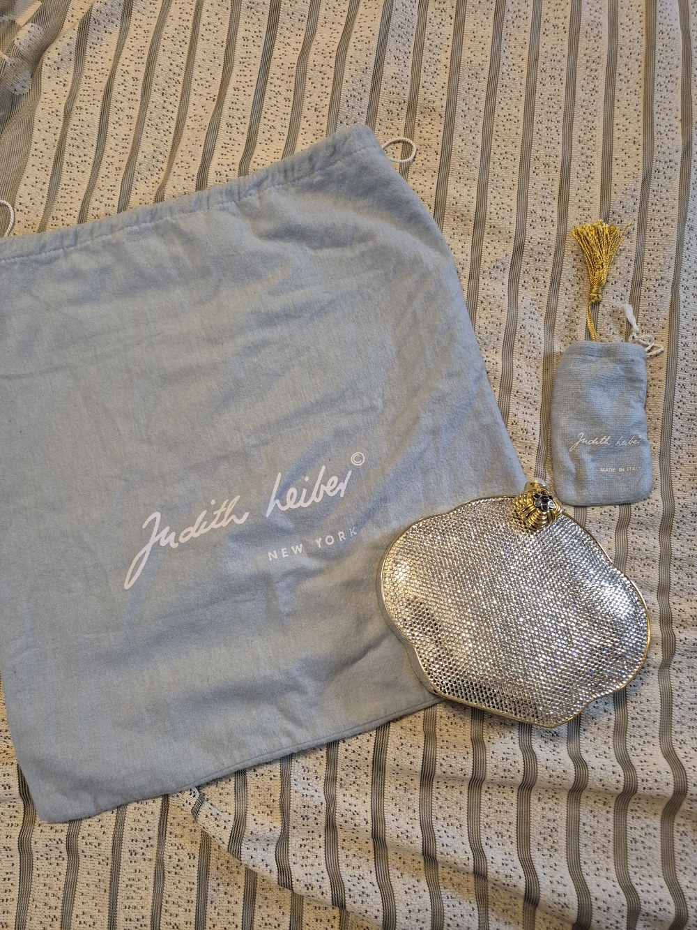Judith Leiber crystal minaudière